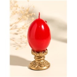 Свеча декоративная «Пасхальное яйцо вензельное», 4.5×10 см, 85 г