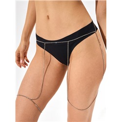 Цепочка на тело женская Gritie серебристый Infinity Lingerie