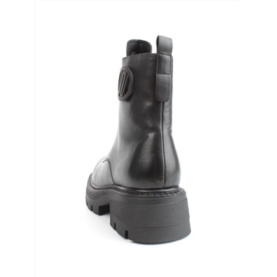 04-M3-1476 BLACK Ботинки зимние женские (натуральная кожа, натуральный мех)