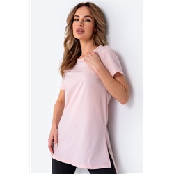 Женская удлиненная футболка с разрезами Happyfox