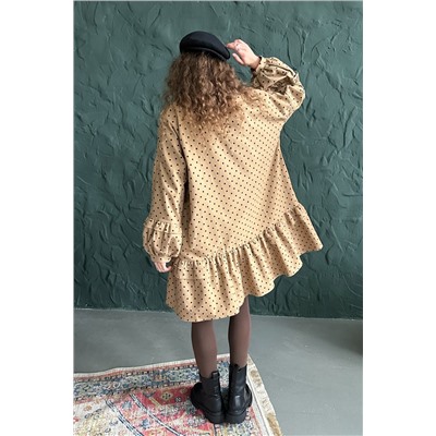 Платье женское  COSY076/02/Бежевый, черный