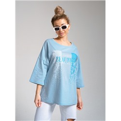 897 Футболка "Светло-голубой"