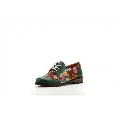Туфли полуботинки ED'ART 104.berta.green/gobelen3