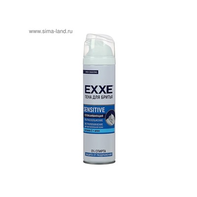 Пена для бритья Exxe Sensitive, для чувствительной кожи, 200 мл