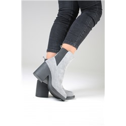 Женские демисезонные ботильоны Sonya light gray 3
