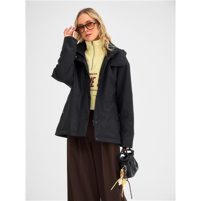 Плащ женский черный