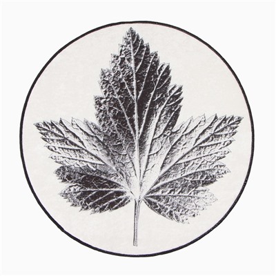 Коврик для ванной «Этель» Natural print, 57×57±2 см, велюр