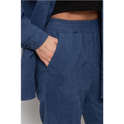 Брюки вельветовые синие Мари №1