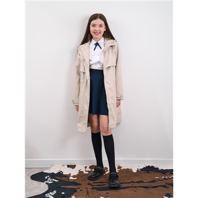 Плащ детский SCHOOL бежевый