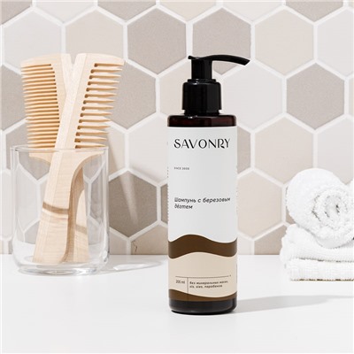 Шампунь с березовым дегтем, 200мл