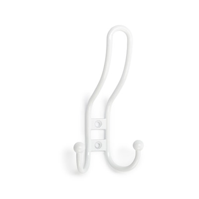 Крючок мебельный ТУНДРА TKT002 LIGHT, трехрожковый, белый