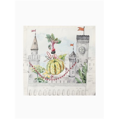 Набор салфеток «Этель» Circus show, 40×40 см - 4 шт., 100% хлопок, 190 г/м²