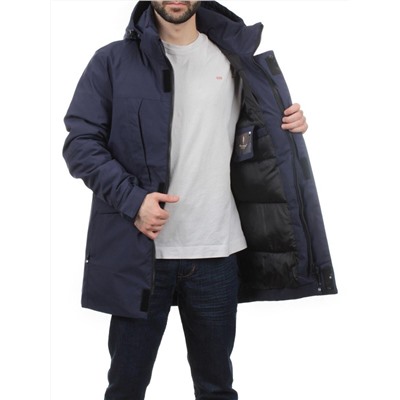 2182 DK. BLUE Куртка мужская зимняя облегченная (130 гр. холлофайбер)