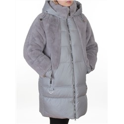 8368 GRAY Куртка зимняя женская (200 гр. холлофайбер)