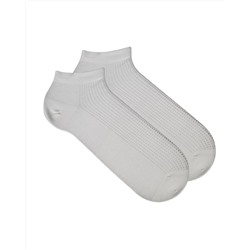 Короткие носки р. 40-45 "В сеточку" Белые