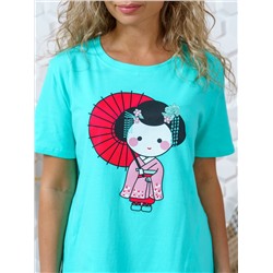 858 Туника "ментол"