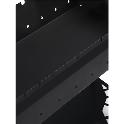 Мангал GrilMe MAX, 35×115×83 см, сталь 2 мм, термометр, 2 полки, колёса