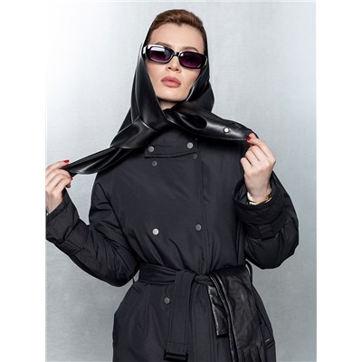 Плащ женский черный