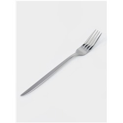 Набор вилок столовых Magistro Flow, 21 см, 6 шт., толщина 3 мм, нержавеющая сталь, серебристый