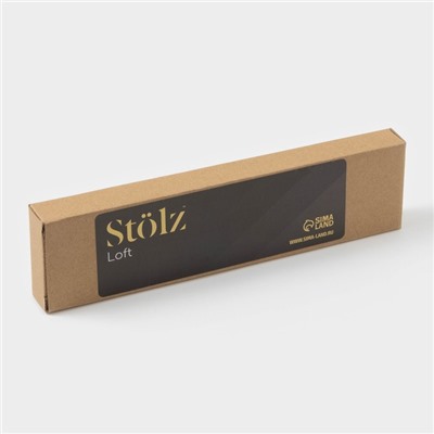 Держатель для полотенец Stölz, 24×6 см, чёрный