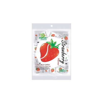 Жевательные молочные конфеты "Клубника" My Chewy (100 шт) 360 гр