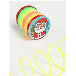 Пружинка радуга «Новый год», d=5 см, МИКС