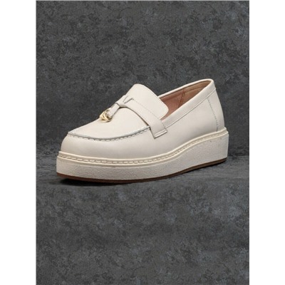 03-5061-3 BEIGE Лоферы женские (натуральная кожа)