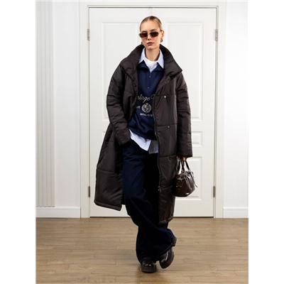 Пальто женское коричневый