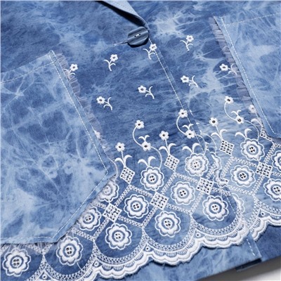 Жакет из джинсы с вышивкой, Игра по правилам шика