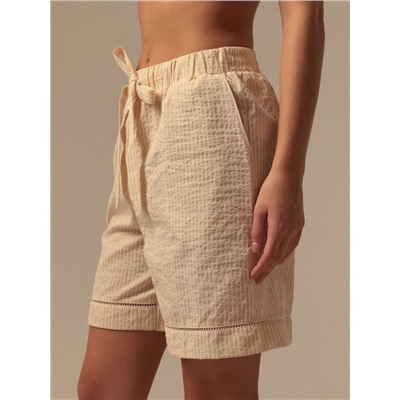 Шорты домашние женские SL Home Basic, бежевые