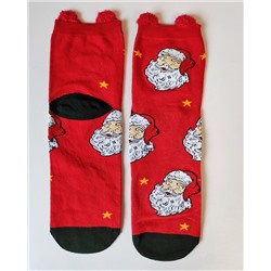 Носки НГ р.35-40 "New Year's magic" Много Сант