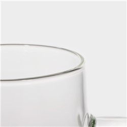 Кувшин для воды Magistro «Грация», 1.1 л, 10×24.5 см, с металлической крышкой, стекло, прозрачный