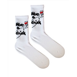 Носки р.35-40 "Абстракция" Wine