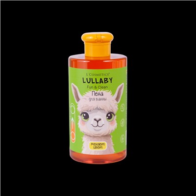 Детская пена для ванны LULLABY "Лама" с волшебным эффектом изменения цвета 450 мл
