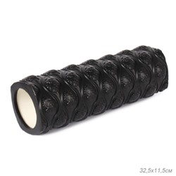 Ролик массажный спортивный Woohooo WAVE 33x14/ черный/уп10