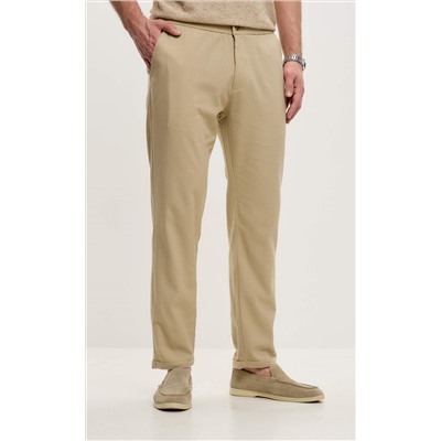 Брюки лен F211-0871 beige