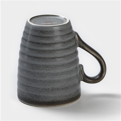 Кружка Magistro Urban, 320 мл, фарфор, серая