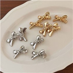 Мини-заколки Бантики, набор 5 штук (2,5 см.)