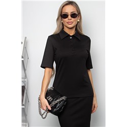 Блуза трикотажная чёрного цвета Вербена №3