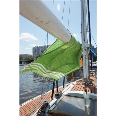 Полотенце пляжное «Этель. Персия», 90×170 см, 150 г/м², зелёное