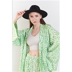 Костюм  SET056/01/Салатовый, белый