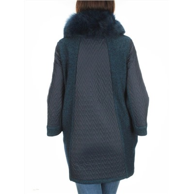 A16002 DK. BLUE Пальто зимнее женское облегченное (120 гр. холлофайбера)