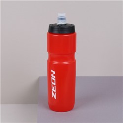 Бутылка для воды велосипедная ZEON WB226 гоночная, клапан кэмэлбак, пищевой hi-quality PP, 750ML цвет red/уп100