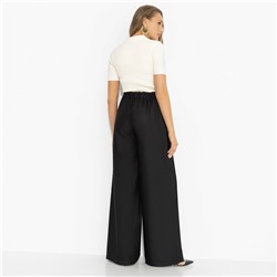 Брюки с деликатным блеском, Минимализм с акцентами (чёрные)