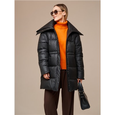 Пуховик женский черный