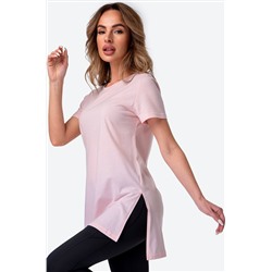 Женская удлиненная футболка с разрезами Happyfox