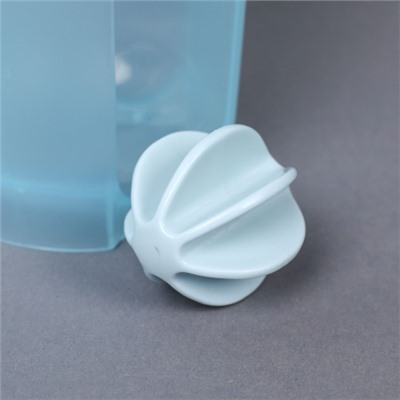 Бутылка/Шейкер COOLRAY SHSB-500 голубая, для спортивного питания 500ML/уп60