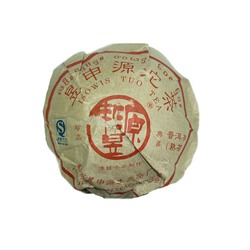 Чай китайский элитный Шу Пуэр Фабрика Юй Шен Юань сбор 2007г. 210-250 г (то ча), шт
