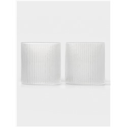 Стаканы Magistro «Грани», 450 мл, 8.5×9 см, набор 2 шт., стекло, прозрачные