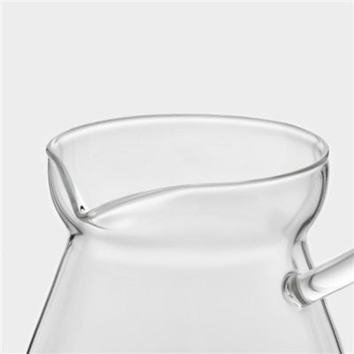 Турка Magistro «Искра», 380 мл, 19×9×9.5, стекло, прозрачная